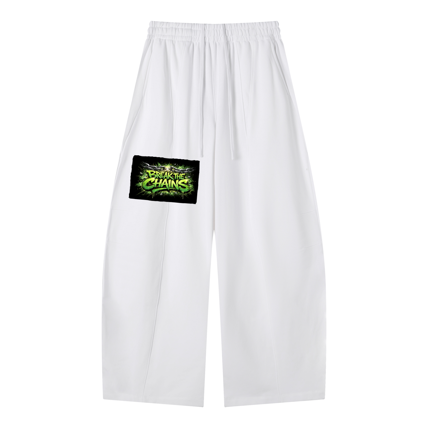 Heavyweight Wide Leg Panel Sweatpants