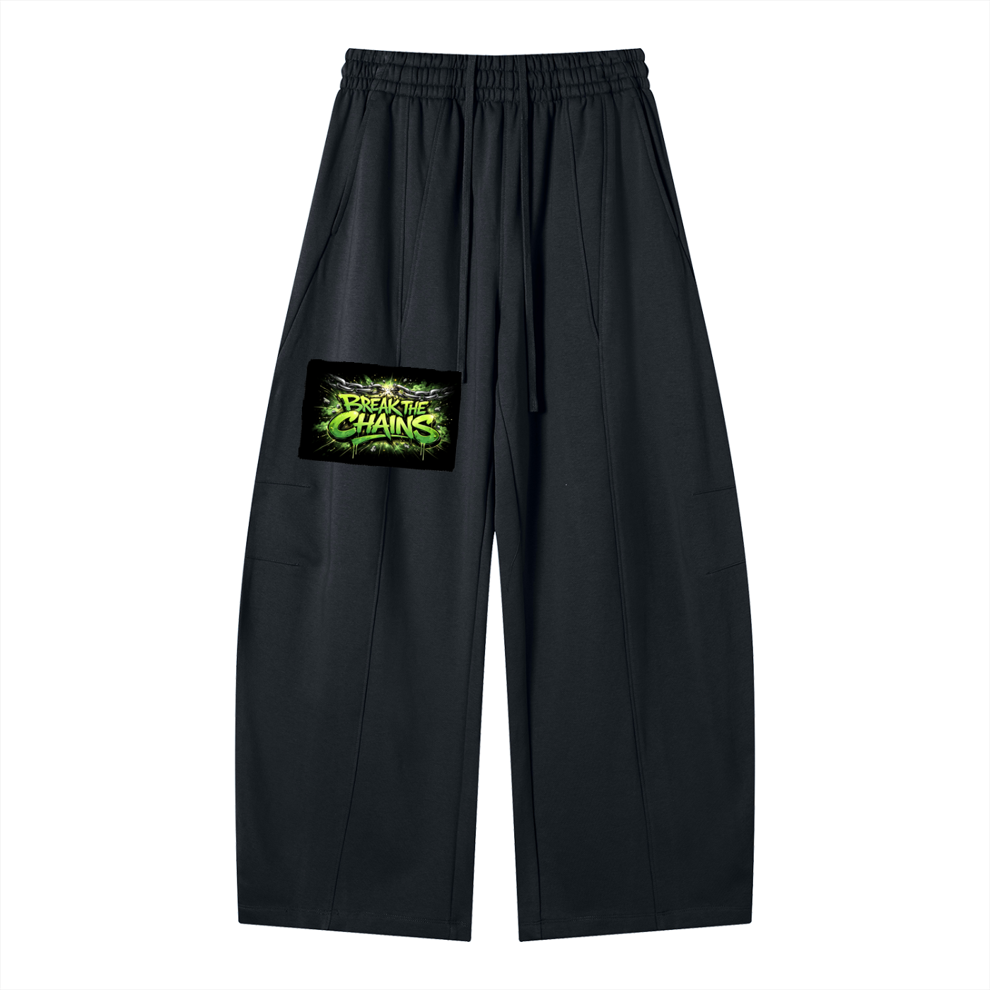 Heavyweight Wide Leg Panel Sweatpants