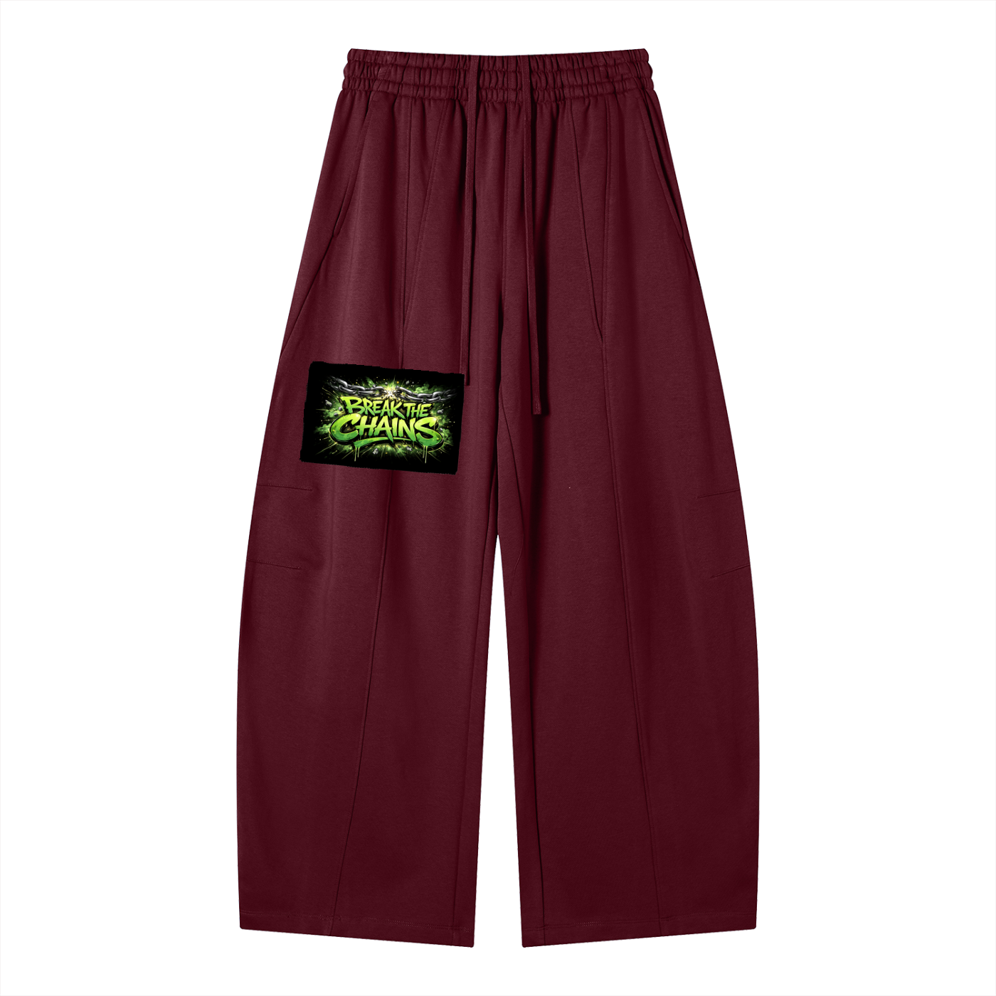 Heavyweight Wide Leg Panel Sweatpants